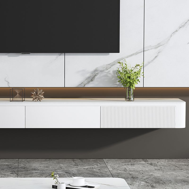 Modern White TV Stand Floating TV Media Stand with Drawers for Living Room Clearhalo 'furn' 'furn_tv_stands_entertainment_centers' 'Furniture' 'Living Room Furniture' 'TV Stands & Entertainment Centers' 'TV Stands & Media Storage Furniture' 'tv_stands_entertainment_centers' 1200x1200_73ffdc84-bafd-4a87-acea-fe52ae2c37bc