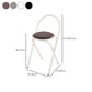 Contemporary Side Chair Metal Open Back Dining Chair for Indoor