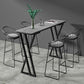 Stone Top Bar Table 42-inch Height Industrial Style Bistro Table for Restaurant Clearhalo 'Bar Furniture' 'Bar Tables' 'bar_tables' 'Furniture' 'furniture_bar_tables' 'Kitchen & Dining Furniture' 'kitchen&dining_furn' 'kitchen' 1200x1200_740177b1-e9e6-4558-8afb-b3d45b9926fd
