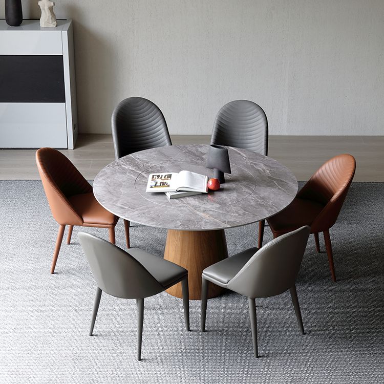 Modern Style Sintered Stone Top Dinette Set with Round Table Dining Furniture Set Clearhalo 'Dining Room Sets' 'Dining Tables & Seating' 'dining_room_set' 'furn' 'furn_dining_room_set' 'Furniture' 'furniture_dining_room_set' 'Kitchen & Dining Furniture' 'kitchen&dining_furn' 'kitchen' 1200x1200_74019fee-56e9-4ffc-a34e-4f27a966defd