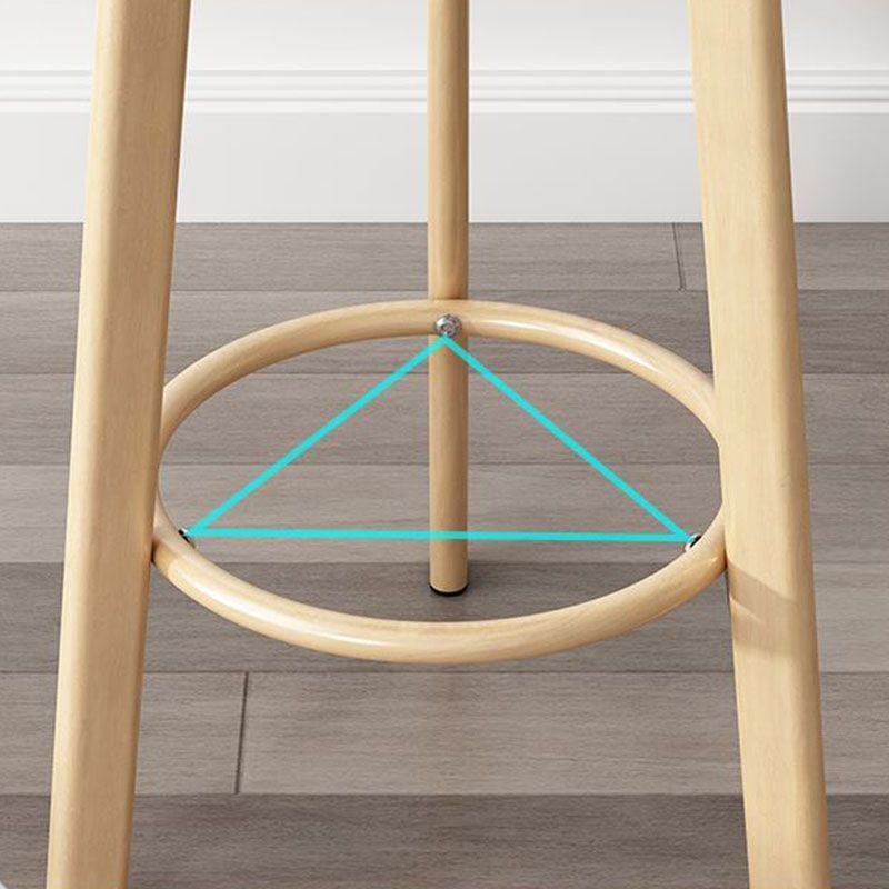 Glam Reception Upholstered Stool Matte Finish Round Footrest Stool Clearhalo 'Bar Furniture' 'Bar Stools' 'bar_stools' 'furn' 'furn_bar_stools' 'Furniture' 'furniture_bar_stools' 'Kitchen & Dining Furniture' 1200x1200_7401c46d-abd5-4ef1-8507-b789ba207def