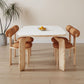 Modern 1/2/3/4/5 Pieces Dining Set Rectangle Stone Dining Table for Dining Room