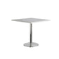 Metal Contemporary Sliver Dining Table Stainless Steel Dining Table with Pedestal Base Clearhalo ' dining_table' 'Dining Tables & Seating' 'Dining Tables' 'furn' 'furn_dining_table' 'Furniture' 'furniture_dining_table' 'Kitchen & Dining Furniture' 'kitchen&dining_furn' 'kitchen' 'kitchen_dining_table' 1200x1200_74028898-499c-42c9-a333-206b1d5606f7