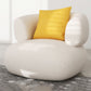 Stationary Sofa Living Room Tuxedo Arm Loveseat with Pillows
