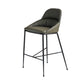 Matte Finish Faux Leather Stools Contemporary Indoor Bar Stools