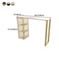 Stone Bar Table Traditional Luxury Rectangle Bar Table with Sled Base Clearhalo 'Bar Furniture' 'Bar Tables' 'bar_tables' 'Furniture' 'furniture_bar_tables' 'Kitchen & Dining Furniture' 1200x1200_7406f904-f11b-4095-9cf1-01f3eda8ecbf