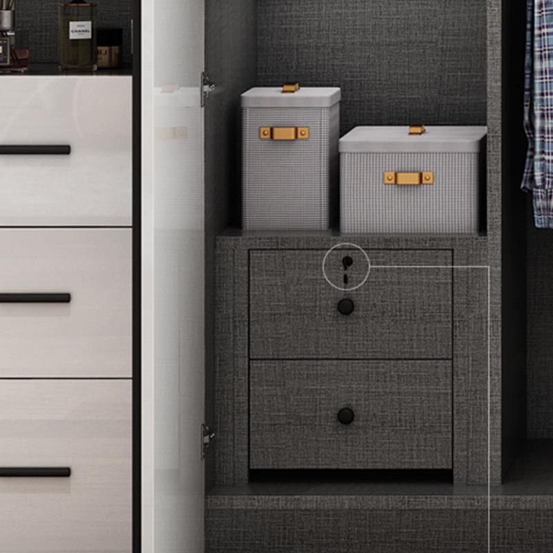 Modern Style Wooden Wardrobe White Colour Wardrobe Closet for Bedroom