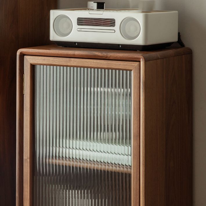 Server da pranzo contemporaneo Walnut Wood Buffet Server per sala da pranzo