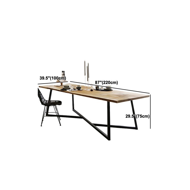 Industrial Rectangular Office Desk Home Solid Wood Writing Desk Clearhalo 'furn' 'furn_office_desk' 'Furniture' 'Office Desks' 'Office Furniture' 'office_desk' 1200x1200_7407139a-9705-435a-986b-8b24a15748ff