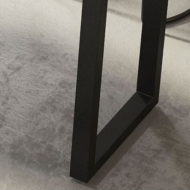 Rectangular Pine Wood Top Bar Table Industrial Bar Table with Double Pedestal in Black Clearhalo 'Bar Furniture' 'Bar Tables' 'bar_tables' 'furn' 'furn_bar_tables' 'Furniture' 'Kitchen & Dining Furniture' 1200x1200_740bf4ef-7d42-4c9e-940e-693b2ec62b07