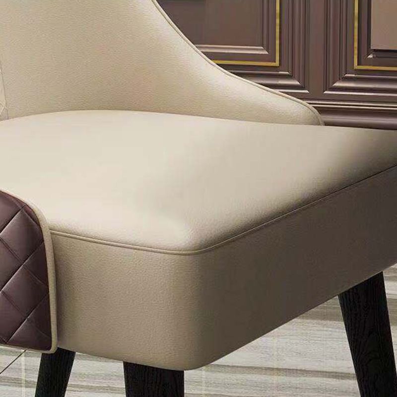 Nordic Glam Style Dining Chairs Wooden Dining Armless Side Chair for Kitchen (Set of 2) Clearhalo ' kitchen&dining_furn' 'Dining Chairs' 'Dining Tables & Seating' 'dining_chair' 'furn' 'furn_dining_chair' 'Furniture' 'furniture_dining_chair' 'Kitchen & Dining Furniture' 'kitchen' 1200x1200_74105dbc-9ee8-456d-9d67-f0410c9c4574