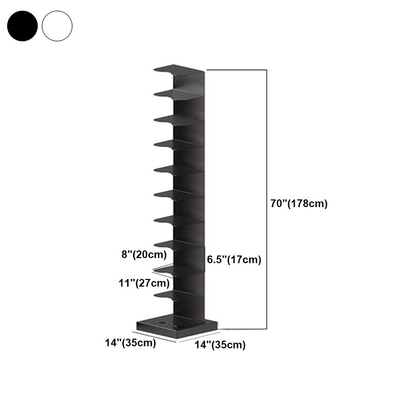 Metal Geometric Bookcase Contemporary Style Vertical Book Shelf Clearhalo 'Bookcases' 'furn' 'furn_bookcases' 'Furniture' 'furniture_bookcases' 'kitchen' 'kitchen_bookcases' 'Living Room Furniture' 'Office Furniture' 1200x1200_74108120-78fd-458b-9948-500643ca7a86