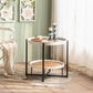 Glass Round Contemporary Coffee Table Cross Legs Single Coffee Table with Storage Clearhalo 'Coffee & Accent Tables' 'Coffee Tables' 'coffee_tables' 'furn' 'furn_coffee_tables' 'Furniture' 'Living Room Furniture' 1200x1200_741255cb-91a1-4382-a436-5e5bce07be59