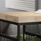 Pine Wood Bar Dining Table Modern Rectangle Bar Table with Double Pedestal for Cafe Clearhalo 'Bar Furniture' 'Bar Tables' 'bar_tables' 'furn' 'furn_bar_tables' 'Furniture' 'furniture_bar_tables' 'Kitchen & Dining Furniture' 1200x1200_7417025d-2352-4696-8bca-f0d9a4e8d1cf