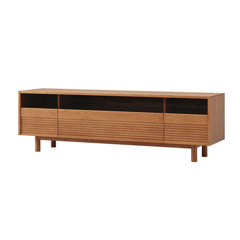 Scandinavian Media Console Wooden TV Console for Living Room Clearhalo 'furn' 'furn_tv_stands_entertainment_centers' 'Furniture' 'Living Room Furniture' 'TV Stands & Entertainment Centers' 'TV Stands & Media Storage Furniture' 'tv_stands_entertainment_centers' 1200x1200_7418a96c-023f-4e29-b543-9f612df06527