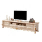 Open Storage TV Media Stand Glam TV Media Console with 6 Drawers