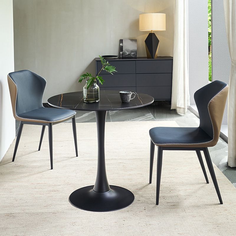 Modern Tulip Pedestal Dining Table Stone Table for Dining Room Clearhalo 'Dining Tables & Seating' 'Dining Tables' 'dining_table' 'furn' 'furn_dining_table' 'Furniture' 'Kitchen & Dining Furniture' 1200x1200_741a16a4-c0cc-46a0-8363-f4cec27f2ccd