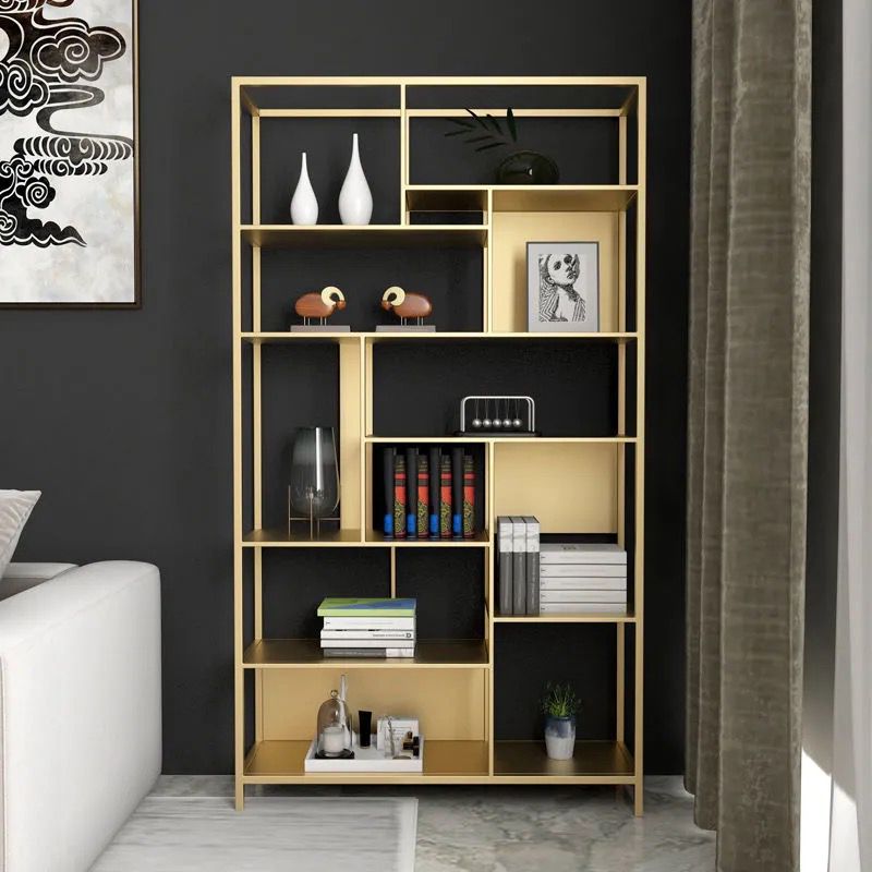 Open Metal Etagere Bookcase Modern Shelf Bookcase with Shelves Clearhalo 'Bookcases' 'furn' 'furn_bookcases' 'Furniture' 'furniture_bookcases' 'kitchen' 'kitchen_bookcases' 'Living Room Furniture' 'Office Furniture' 1200x1200_741b010e-93ce-46eb-9115-ffa383f27cfc