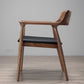 Solid Wood Side Dining Chair Open Back PU Leather Arm Chair for Home Clearhalo 'Dining Chairs' 'Dining Tables & Seating' 'dining_chair' 'furn' 'furn_dining_chair' 'Furniture' 'Kitchen & Dining Furniture' 1200x1200_741b0d53-906a-4305-a9be-d139c5825262