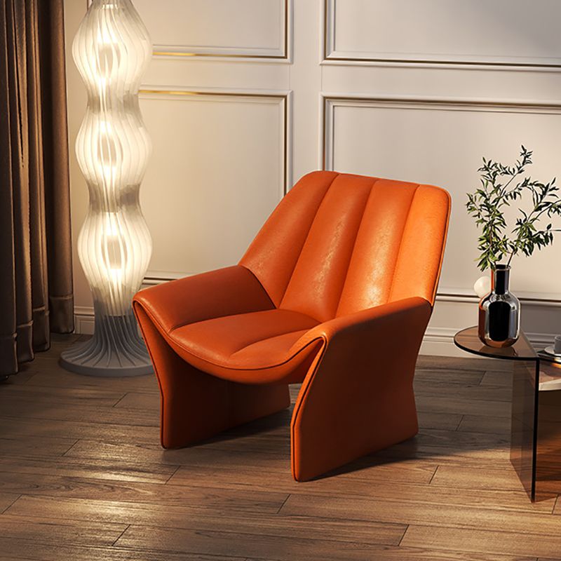 Upholstered Lounge Chair Armless Solid Color Chair with Cushion Clearhalo 'Accent Chairs' 'accent_chairs' 'Chairs & Seating' 'furn' 'furn_accent_chairs' 'Furniture' 'Living Room Furniture' 1200x1200_741c000b-541c-4b75-ad68-81f62d513391