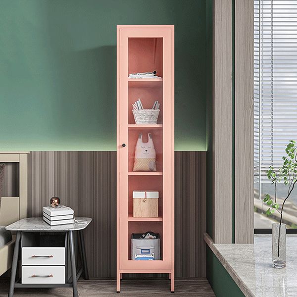 71"H Closed Metal Bookshelf Nordic Home Office Rectangular Bookcase Clearhalo 'Bookcases' 'furn' 'furn_bookcases' 'Furniture' 'Office Furniture' 1200x1200_741c0ebf-2e81-472c-a584-cc02d02b75e3