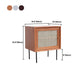 Solid Wood Bed Nightstand Contemporary Night Table with Cabinets Clearhalo 'Bedroom Furniture' 'furn' 'furn_night_stand' 'Furniture' 'night_stand' 'Nightstands' 1200x1200_741d4ce3-9e34-4460-89d3-40408413fa1f