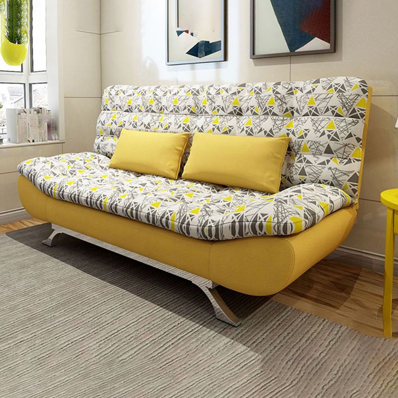 74.80" L√ó 34.65" W √ó 35.43" H Linen Slipcovered Couch Armless Sofa with Biscuit Back Clearhalo 'furn' 'furn_sofas' 'Furniture' 'furniture_sofas' 'Living Room Furniture' 'Sofa' 'sofas' 1200x1200_741e6a21-ea07-44e5-9421-619622205ca8