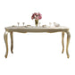 Traditional Luxury Style Dining Table 4 Legs Base Rectangle Table for Home Clearhalo ' dining_table' 'Dining Tables & Seating' 'Dining Tables' 'furn' 'furn_dining_table' 'Furniture' 'furniture_dining_table' 'Kitchen & Dining Furniture' 'kitchen&dining_furn' 'kitchen' 'kitchen_dining_table' 1200x1200_741fe2a5-ea39-4381-a97c-13b01d0501ae