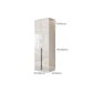 Hinged Wardrobe Armoire with Shelves White Wardrobe Closet for Home