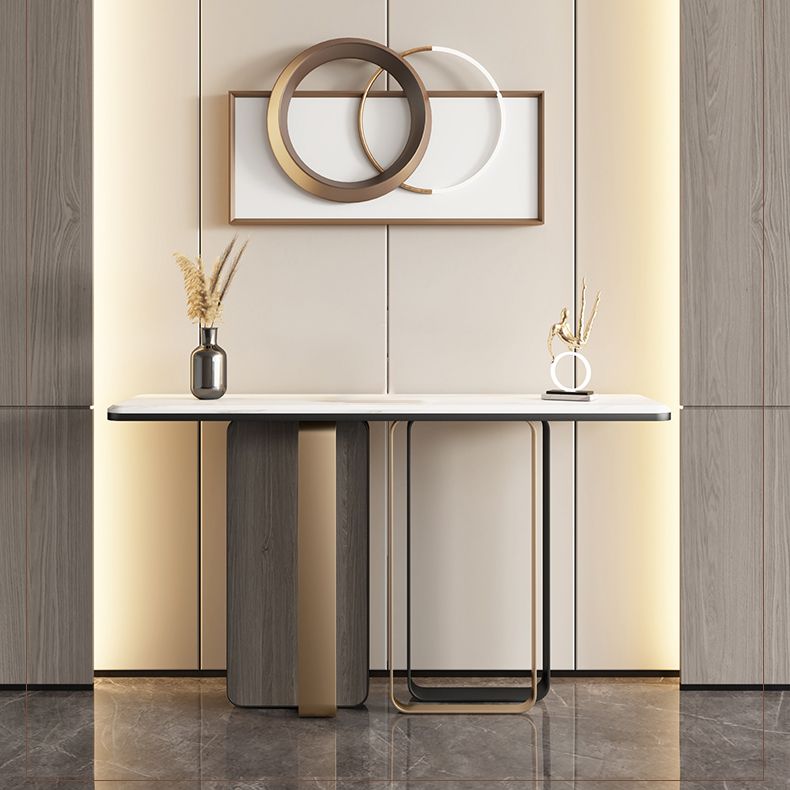 Table de acento blanco glamoroso mesa de sofá resistente a la mesa resistente a los rasguños para el salón