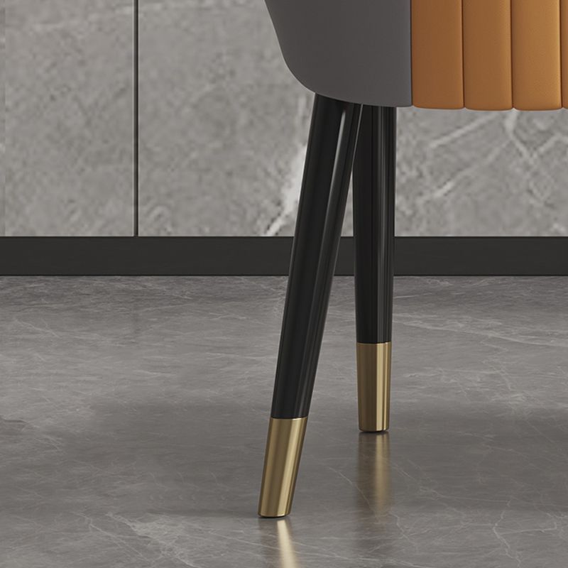 Nordic Style Leather Dining Chairs Armless Solid Back Chair for Home Clearhalo 'Dining Chairs' 'Dining Tables & Seating' 'dining_chair' 'furn' 'furn_dining_chair' 'Furniture' 'furniture_dining_chair' 'Kitchen & Dining Furniture' 1200x1200_742484ec-0246-4ec6-95a4-d11d84ce8fe7