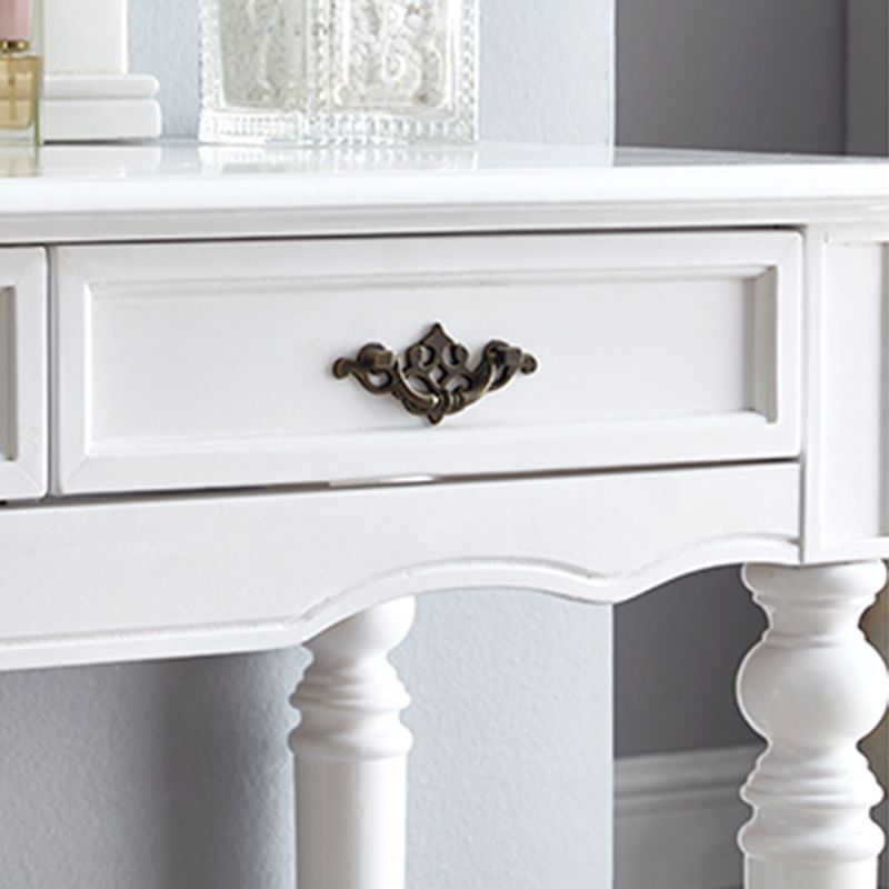 Tavolo da toeletta da toeletta per vanità in legno tradizionale set da trucco da vanità