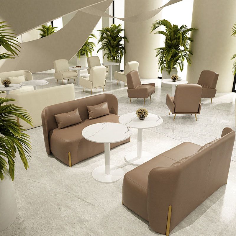 Couchette de dos de dos sans bras sans arme pour le salon