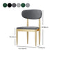 Upholstered Chair Scandinavian Style Open Back Dining Side Chair Clearhalo 'Dining Chairs' 'Dining Tables & Seating' 'dining_chair' 'furn' 'furn_dining_chair' 'Furniture' 'Kitchen & Dining Furniture' 1200x1200_74282f03-f38a-4163-b971-f0b6e37cf008