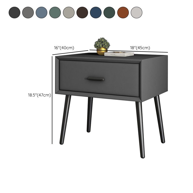 Contemporary Bed Nightstand Solid Wood Bedside Cabinet with Drawer Clearhalo 'Bedroom Furniture' 'furn' 'furn_night_stand' 'Furniture' 'night_stand' 'Nightstands' 1200x1200_7429f893-ca7d-4e80-b845-7549cd736014