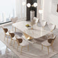1/2/4/5/7/9 Pieces Rectangle Dining Set Luxurious Sintered Stone Top Dining Table Set