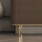 Glam Sideboard Cabinet Marble Sideboard Tavolo con porte per sala da pranzo