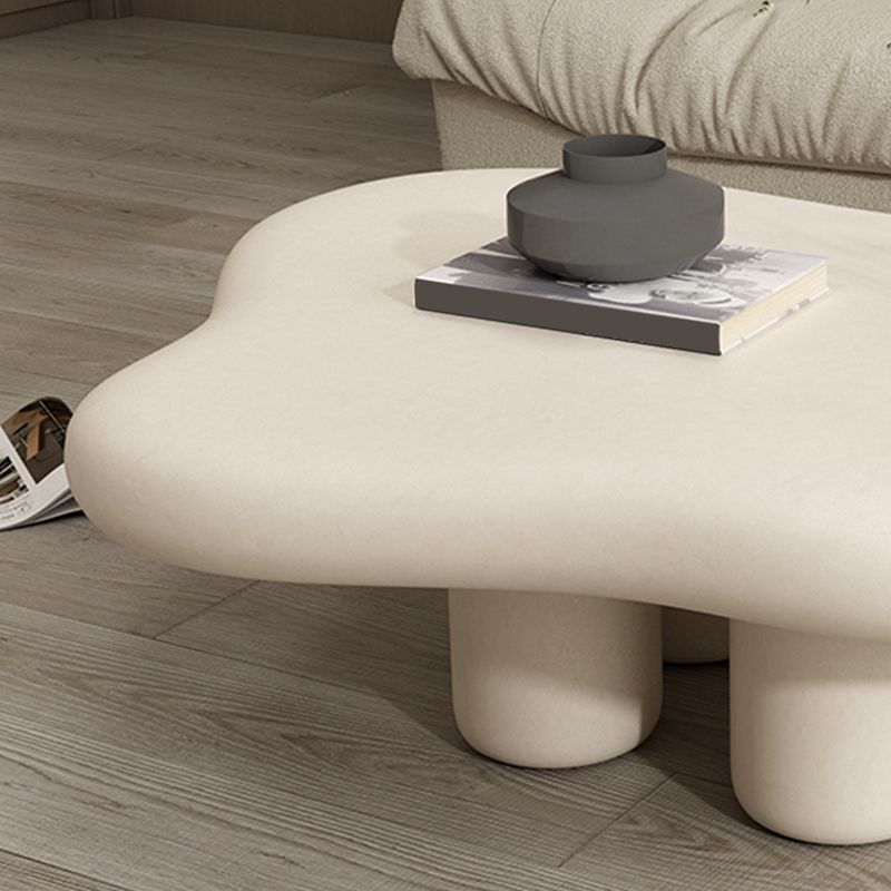Tavolino da caffè moderno in legno Tavolino da cocktail singolo a 4 gambe