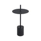 Marble Pedestal End Table Metal Black/ Gold Round Side End Table Clearhalo 'Coffee & Accent Tables' 'End & Side Tables' 'end_side_table' 'end_side_tables' 'furn' 'furn_end_side_tables' 'Furniture' 'furniture_end_side_table' 'Living Room Furniture' 1200x1200_742ffc79-8df7-4398-9d8e-5abf1619c35f