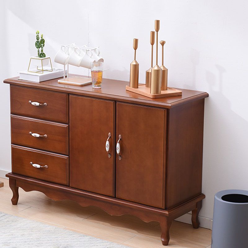 15,6-inch breedte Coastal Dresser vaste houten opbergkast met 3/6 laden