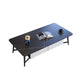 Modern Style Rock Slate Black Gold/white Gold/White Black with 2 Drawer Coffee Table