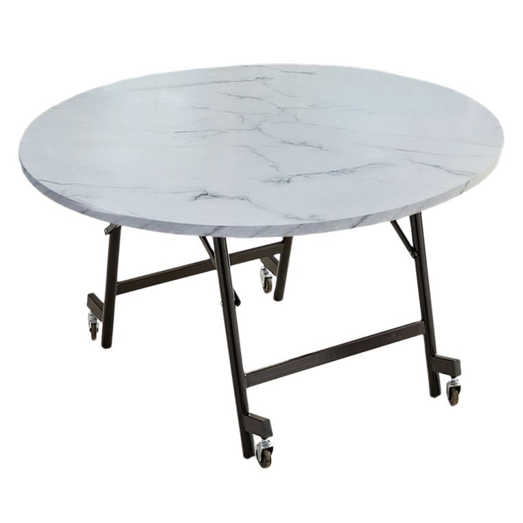 47.2-inch Metal Mid-Century Modern Round Dining Table Wood Top Table for Dining Room Clearhalo ' dining_table' 'Dining Tables & Seating' 'Dining Tables' 'furn' 'furn_dining_table' 'Furniture' 'furniture_dining_table' 'Kitchen & Dining Furniture' 'kitchen&dining_furn' 'kitchen' 'kitchen_dining_table' 1200x1200_7432383f-a4ac-41ad-9605-a1e06a52d810