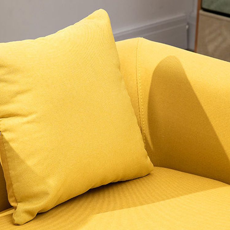 Contemporary 23.62" H Cotton Blend Tuxedo Arm Sofa for Living Room Clearhalo 'furn' 'furn_sofas' 'Furniture' 'Living Room Furniture' 'Sofa' 'sofas' 1200x1200_74348e5b-63ef-413c-8ab8-9d2761a5ff0e