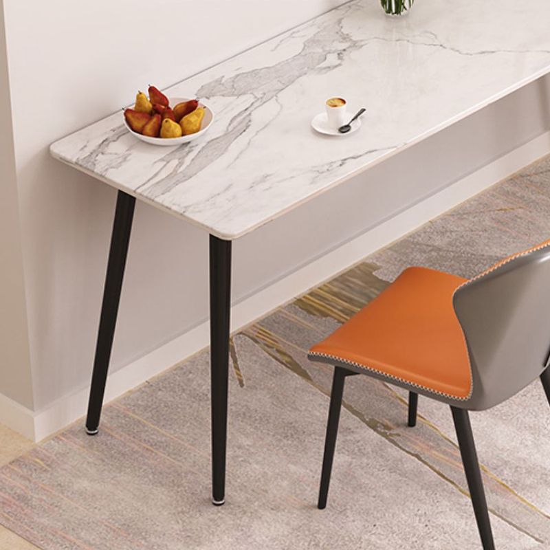 Descrito de la oficina de piedra rectángulo Top Office Modern Writing Desk for Office