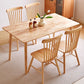 Wooden Table Set of 5/7 with Rectangle Table Modern Dining Set with Winsor Chairs for Restaurant Clearhalo 'Dining Room Sets' 'Dining Tables & Seating' 'dining_room_set' 'furn' 'furn_dining_room_set' 'Furniture' 'furniture_dining_room_set' 'Kitchen & Dining Furniture' 'kitchen&dining_furn' 'kitchen' 1200x1200_74380095-0c24-494c-8e6e-f6296c7a2925