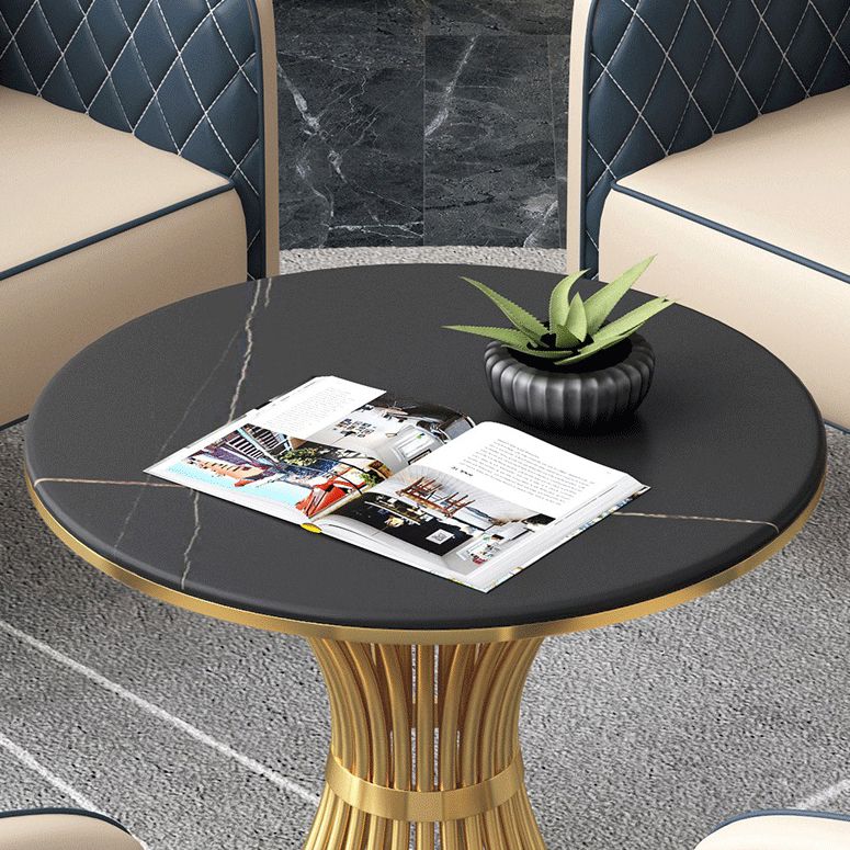 Round Shape Luxury Dining Table White Tone Fixed Table with Sintered Stone Clearhalo ' dining_table' 'Dining Tables & Seating' 'Dining Tables' 'furn' 'furn_dining_table' 'Furniture' 'furniture_dining_table' 'Kitchen & Dining Furniture' 'kitchen&dining_furn' 'kitchen' 'kitchen_dining_table' 1200x1200_743981c7-6ab9-4b54-b8b4-d9b687a41e69
