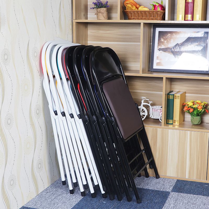 Modern Indoor-Outdoor Metal Chair Folding Armless Open Back Dining Side Chair Clearhalo ' kitchen&dining_furn' 'Dining Chairs' 'Dining Tables & Seating' 'dining_chair' 'furn' 'furn_dining_chair' 'Furniture' 'furniture_dining_chair' 'Kitchen & Dining Furniture' 'kitchen' 1200x1200_7439a0b6-7499-44d6-a355-ade4630cfbea