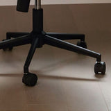 Modern Leather Chair Padded Arms Adjustable Seat Height Office Chair with Wheels Clearhalo 'furn' 'furn_office_chair' 'Furniture' 'Office Chairs' 'Office Furniture' 'office_chair' 1200x1200_7439fad8-9ede-4243-bd2c-c20ea2c6dac6