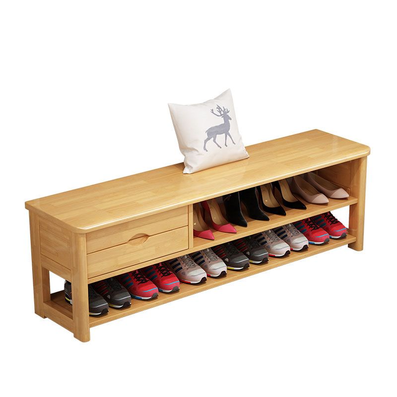 Mid-Century Modern Seating Bench Rectangle Shoe Storage Entryway Bedroom Bench Clearhalo 'Benches' 'Chairs & Seating' 'furn' 'furn_benches' 'Furniture' 'Living Room Furniture' 1200x1200_743a0fd2-0989-4476-8f86-e21f0dff4ce6