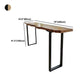Brown Modern StyleTable Solid Wood and Iron Coffee Shop Bar Table Clearhalo 'Bar Furniture' 'Bar Tables' 'bar_tables' 'furn' 'furn_bar_tables' 'Furniture' 'furniture_bar_tables' 'Kitchen & Dining Furniture' 1200x1200_743a9e4f-d0bc-4e88-8943-5152e6bf69d7